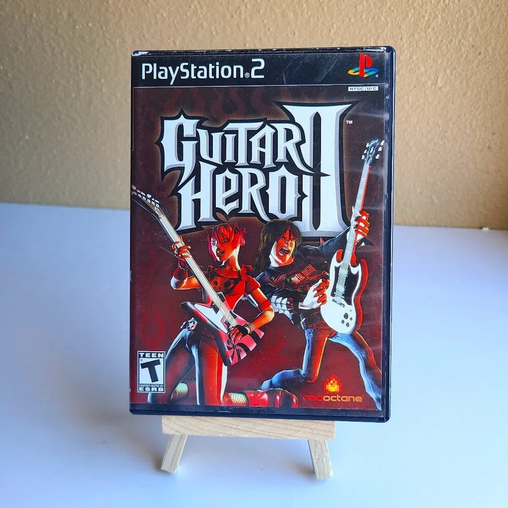 Guitar Hero 2 - Playstation 2 PS2 Game - Complete with manual red octane